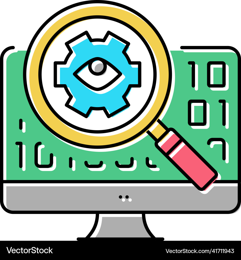 Open source software color icon Open source software color icon vector image