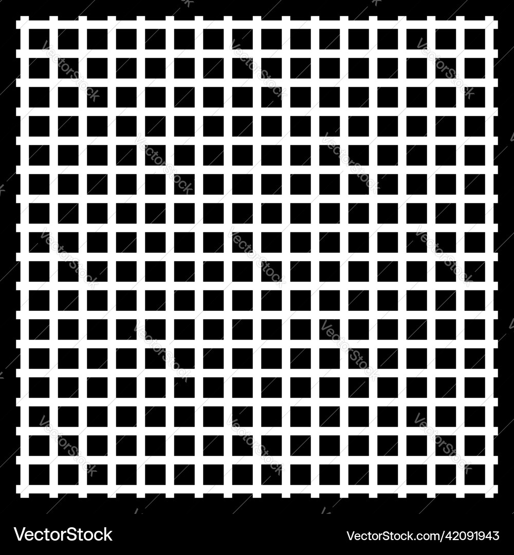 Rail grating grill lines grid mesh pattern Rail grating grill lines grid mesh pattern vector image