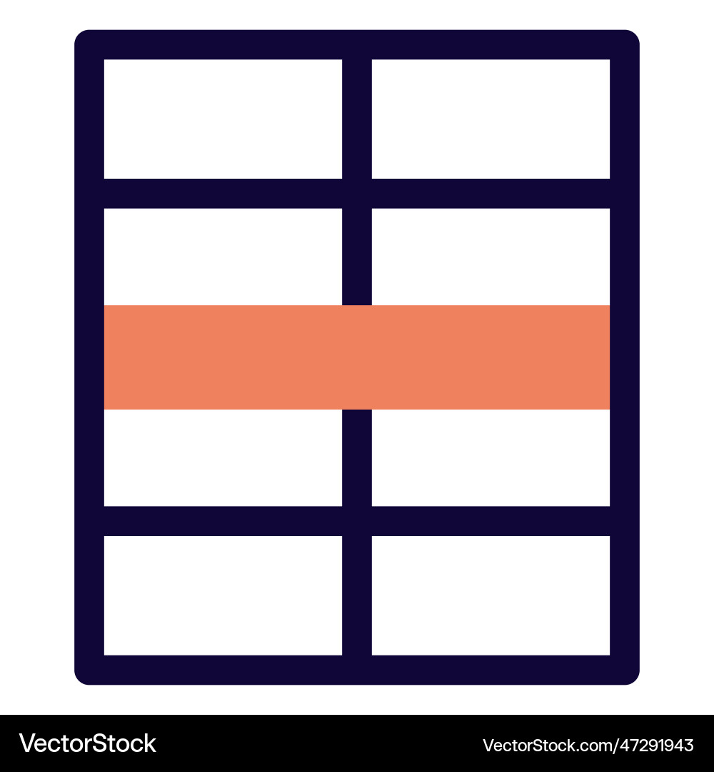 Sash window with vertical moving panels vector image