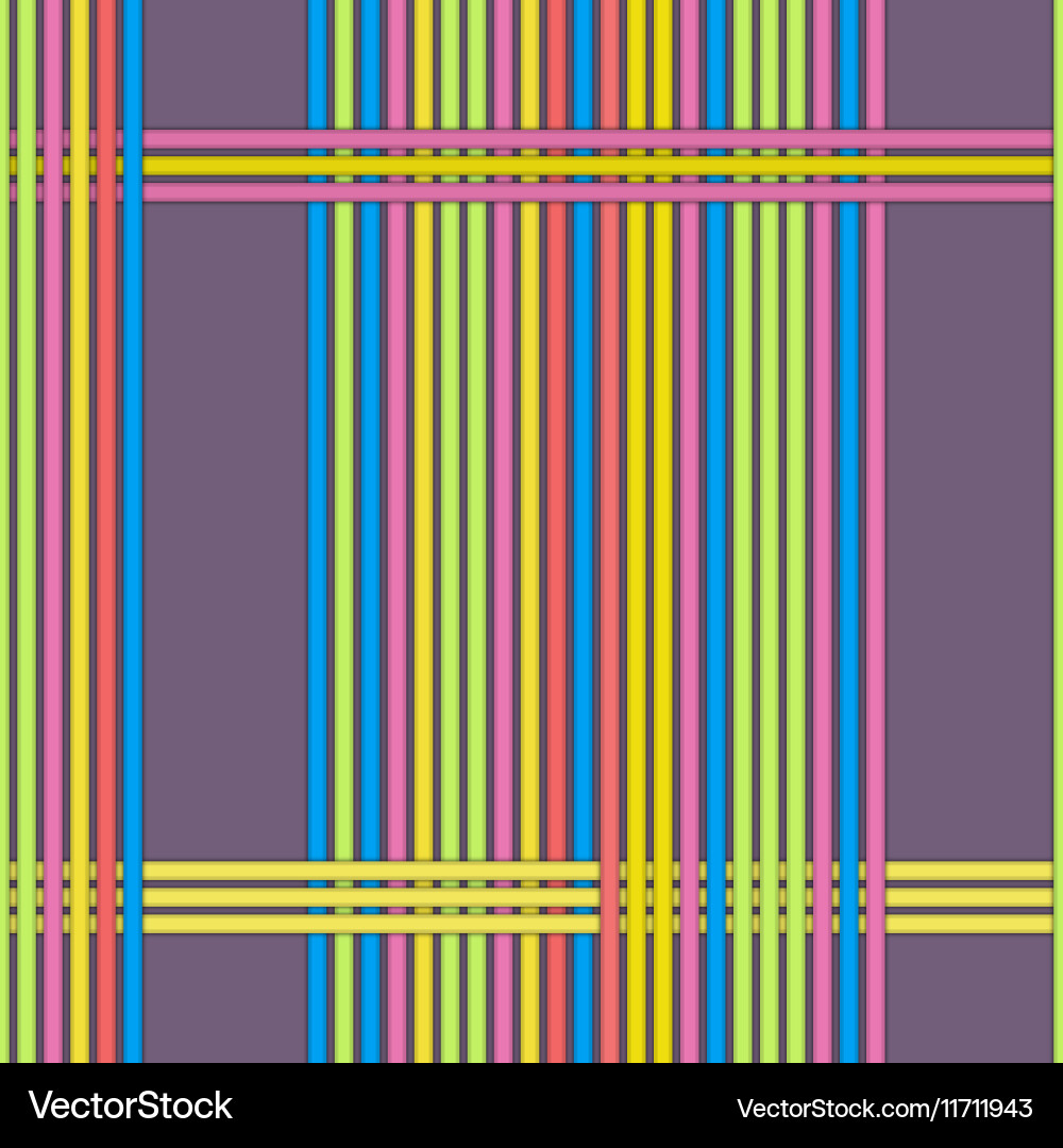 Seamless abstract line pattern vector image