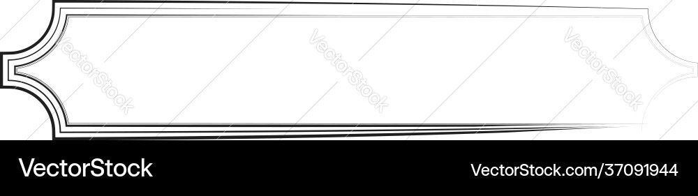 Grungy rectangular frame border plaque outline Grungy rectangular frame border plaque outline vector image