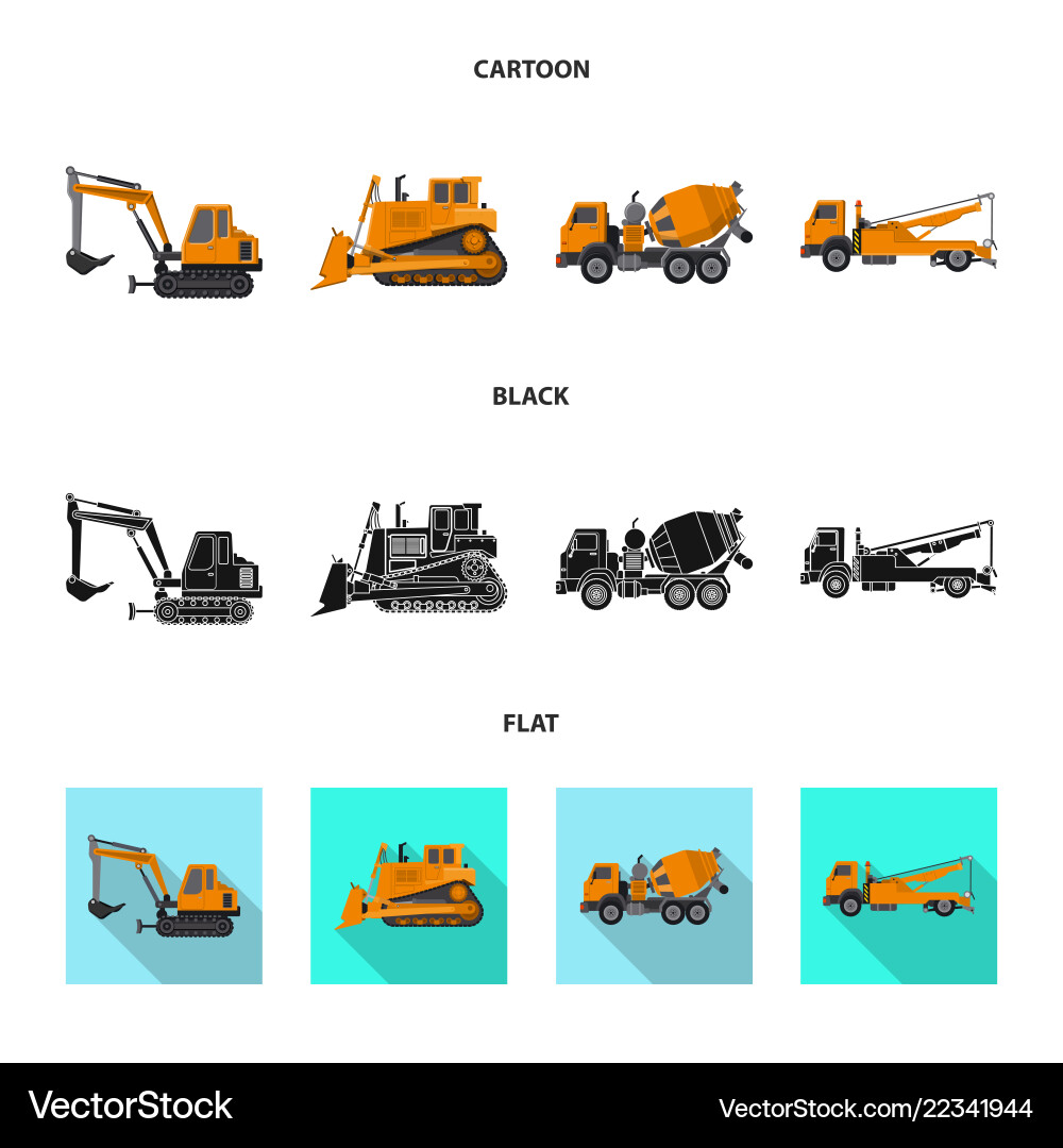 Isolated object of build and construction icon Isolated object of build and construction icon vector image
