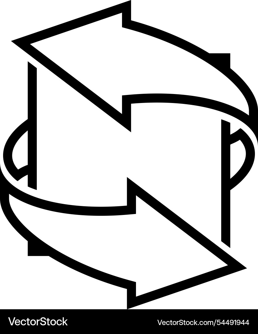Line drawing of a pointer Vector Image
