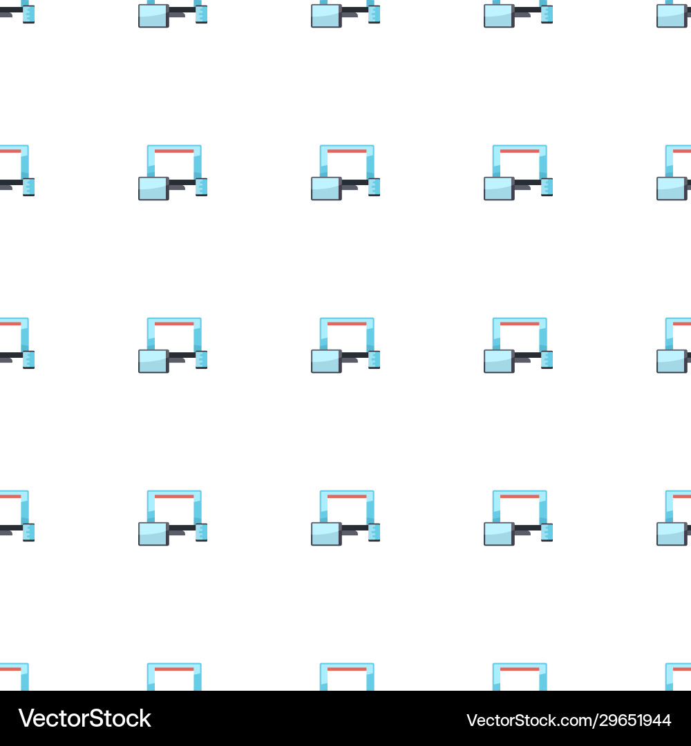 Responsive web design icon pattern seamless vector image