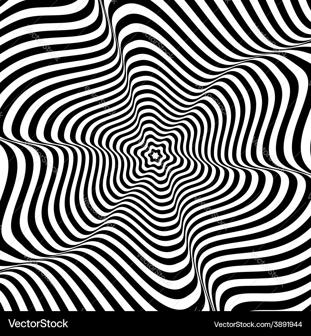 Rotating Wave Pattern vector image