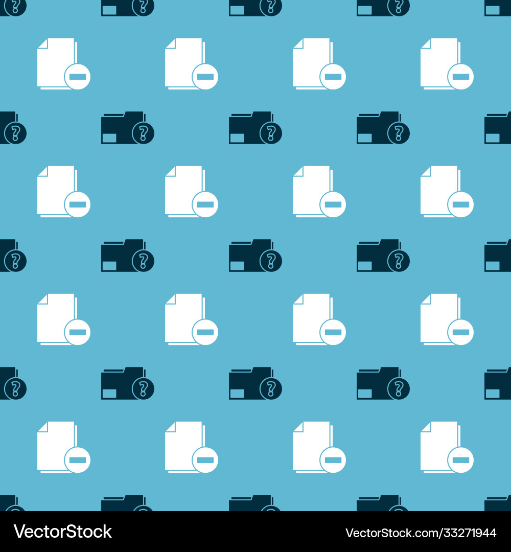 Set unknown document folder Set unknown document folder vector image