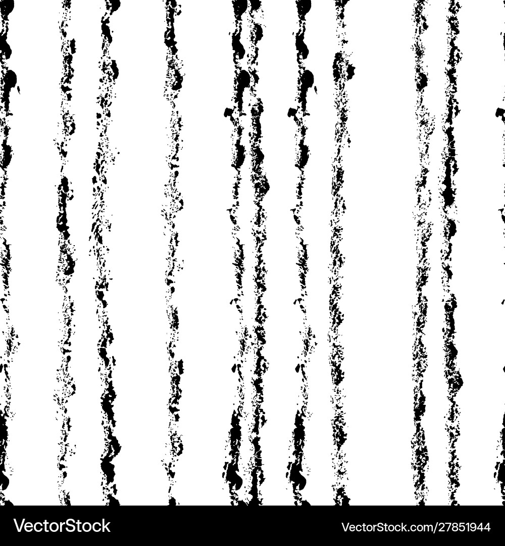 Vertical charcoal lines seamless pattern vector image