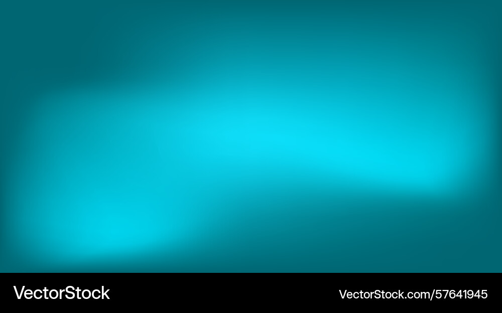 Abstract blurred background design cyan color Vector Image