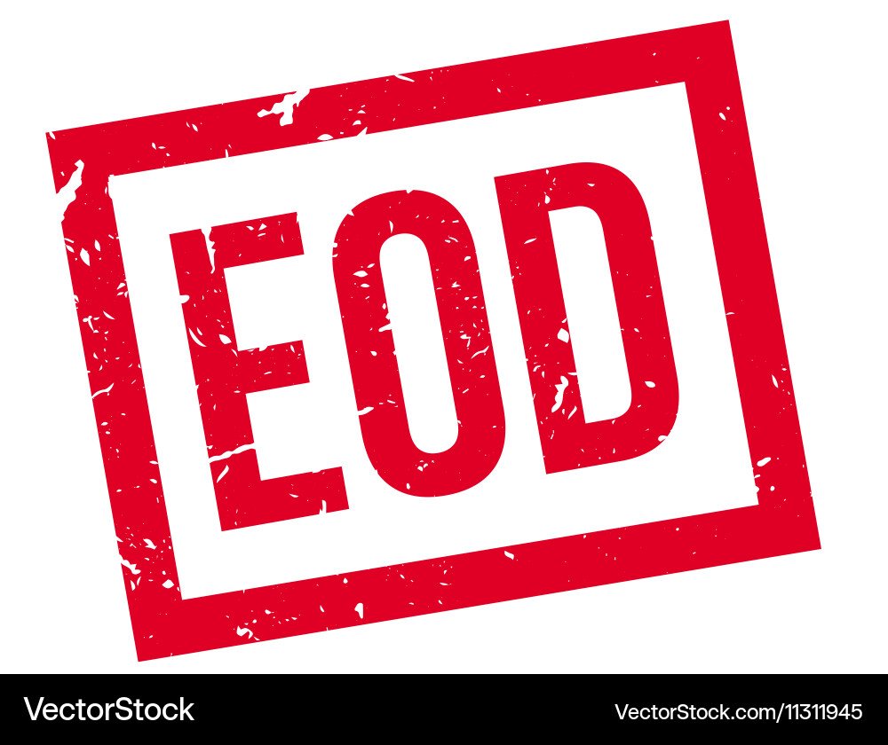 Eod rubber stamp Vector Image