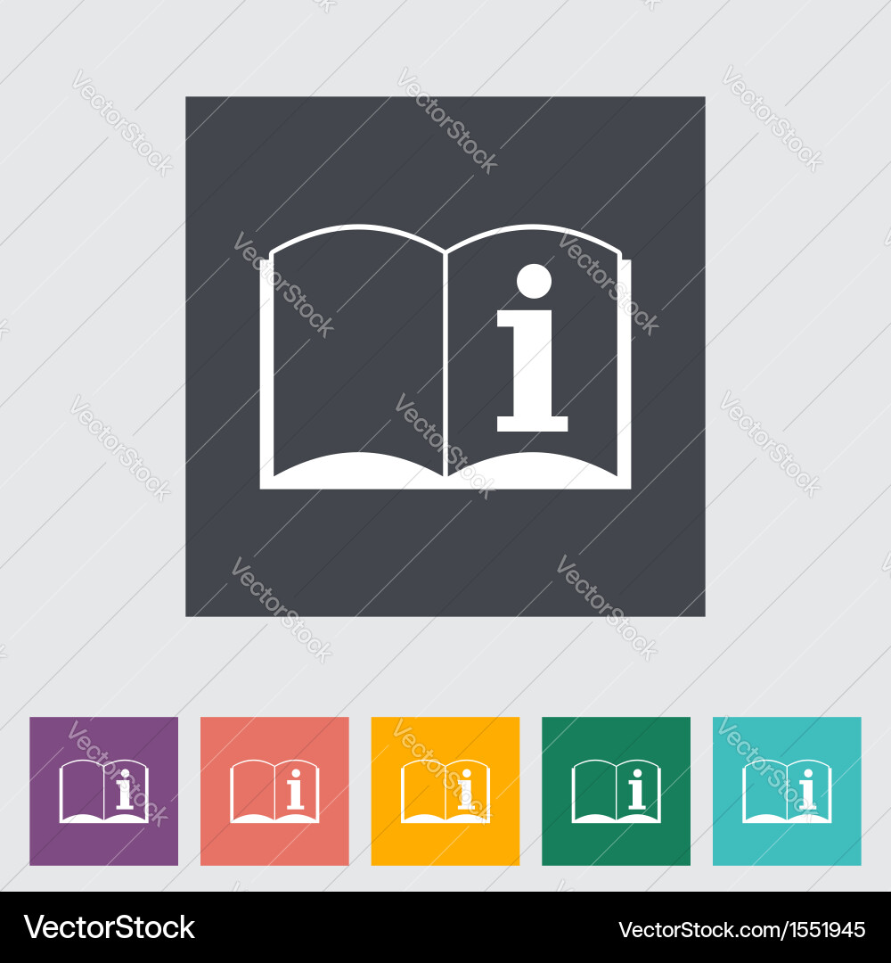 Manual & Guide Icon vector image