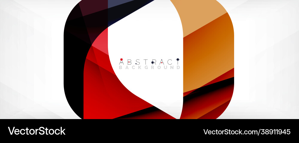 Minimal abstract background - color overlapping Vector Image