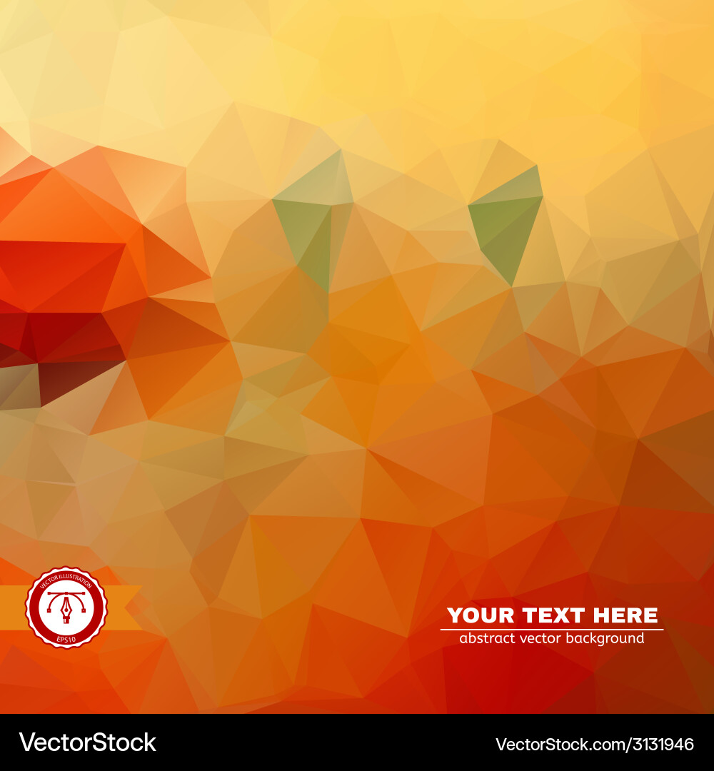 Abstract colorful triangles background Vector Image