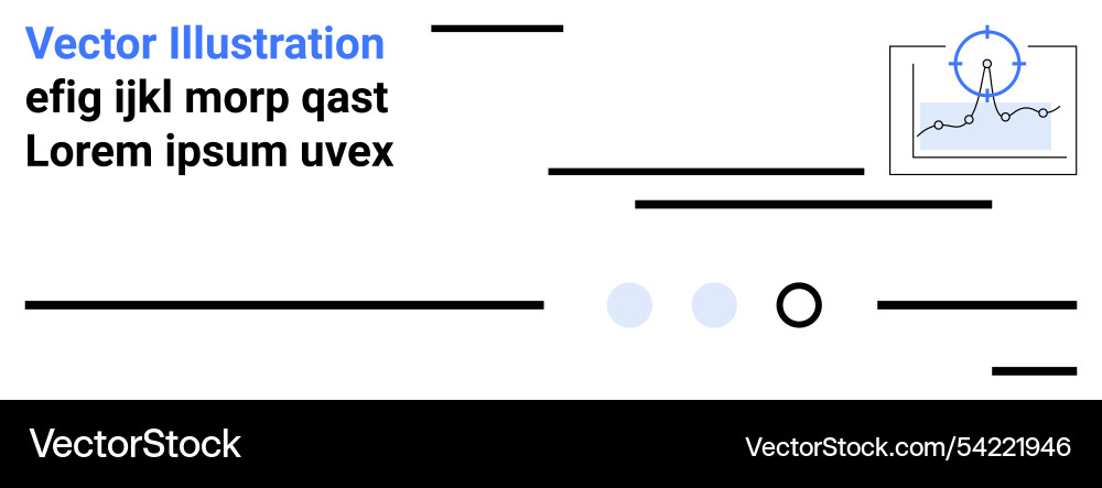 Abstract layout with random lines and placeholder Abstract layout with random lines and placeholder Vector Image