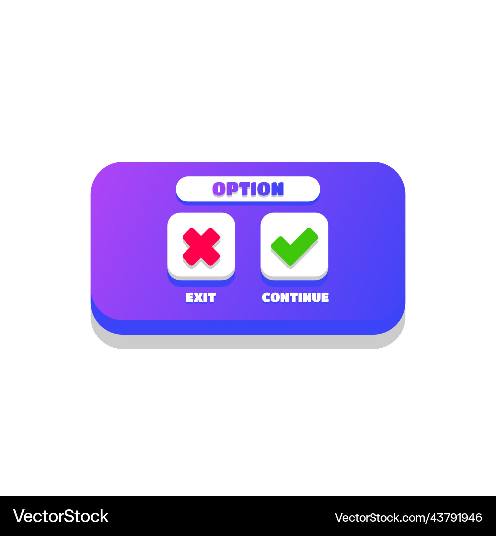 Big set buttons for games and app wooden game ui Vector Image
