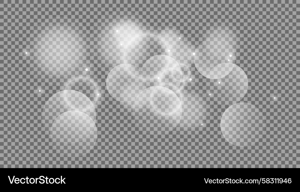 Bokeh Lights & Sparkles Vector Image