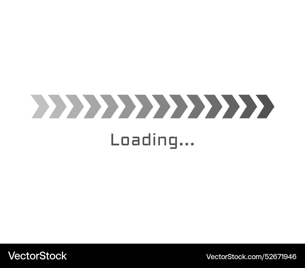 Collection loading bar status icon set of loaded Collection loading bar status icon set of loaded Vector Image
