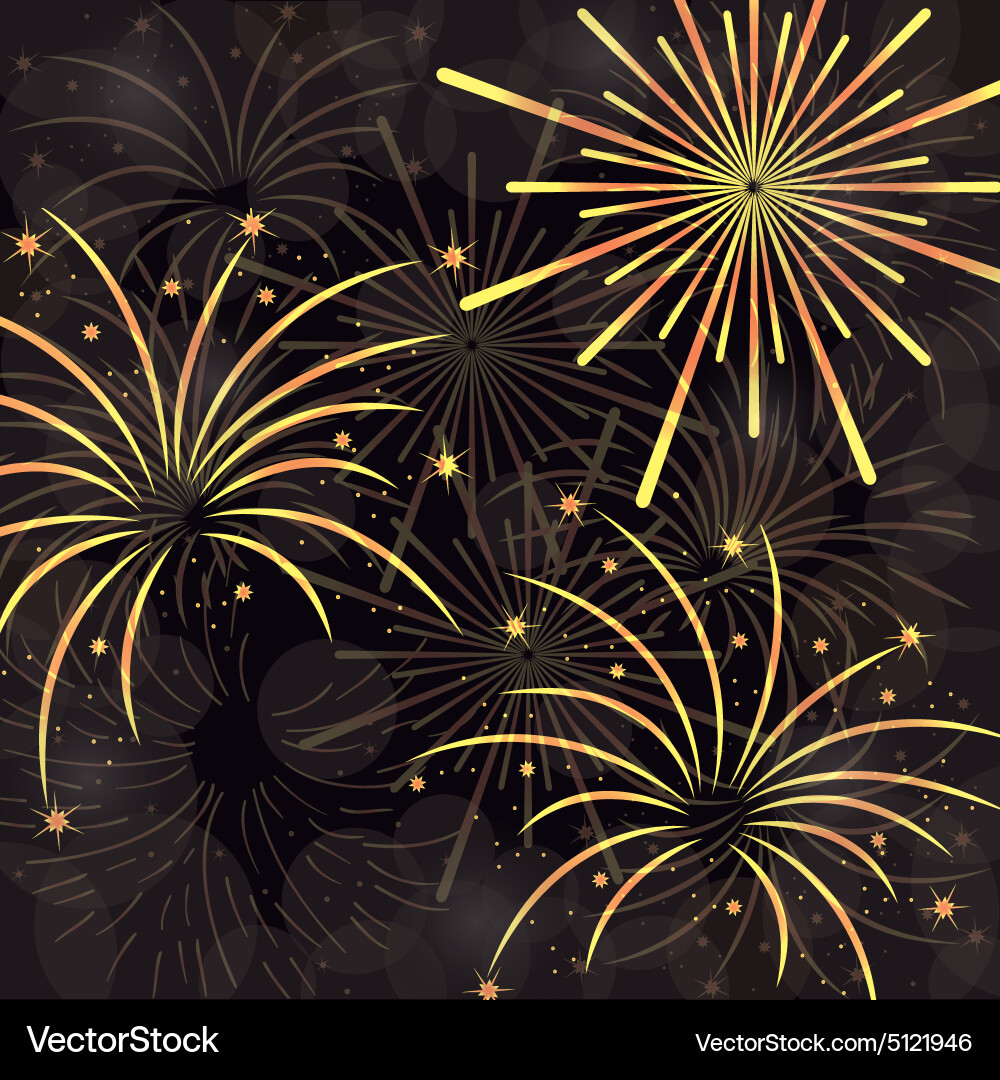 Firework design Vector Image