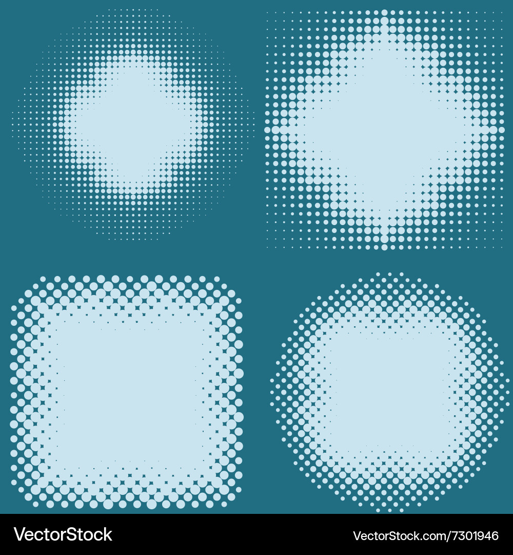 Halftone Dot Pattern Vector Image