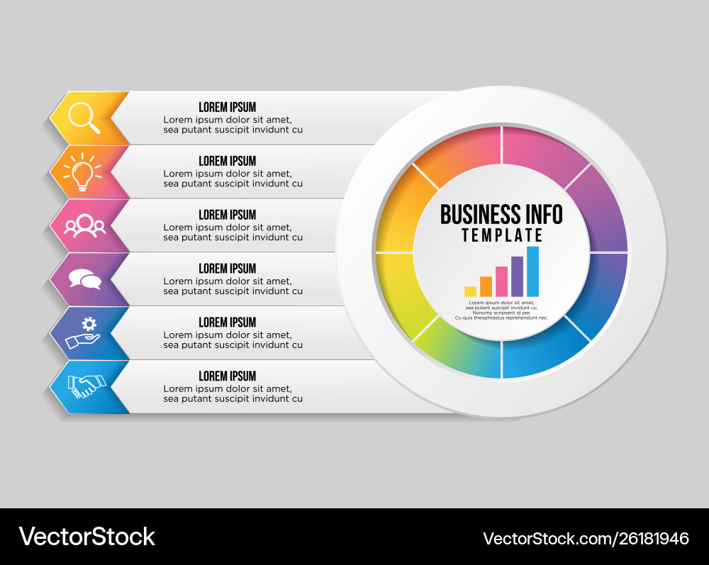 Infografiken Elemente Template Design Business Infografiken Elemente Template Design Business vektorbild