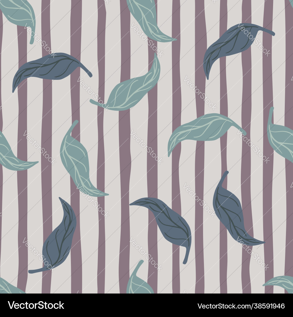 Nature seamless pattern with random mandarin Vector Image