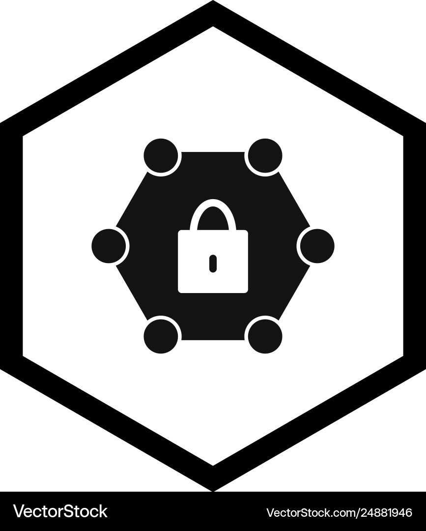 Protected network icon design Vector Image