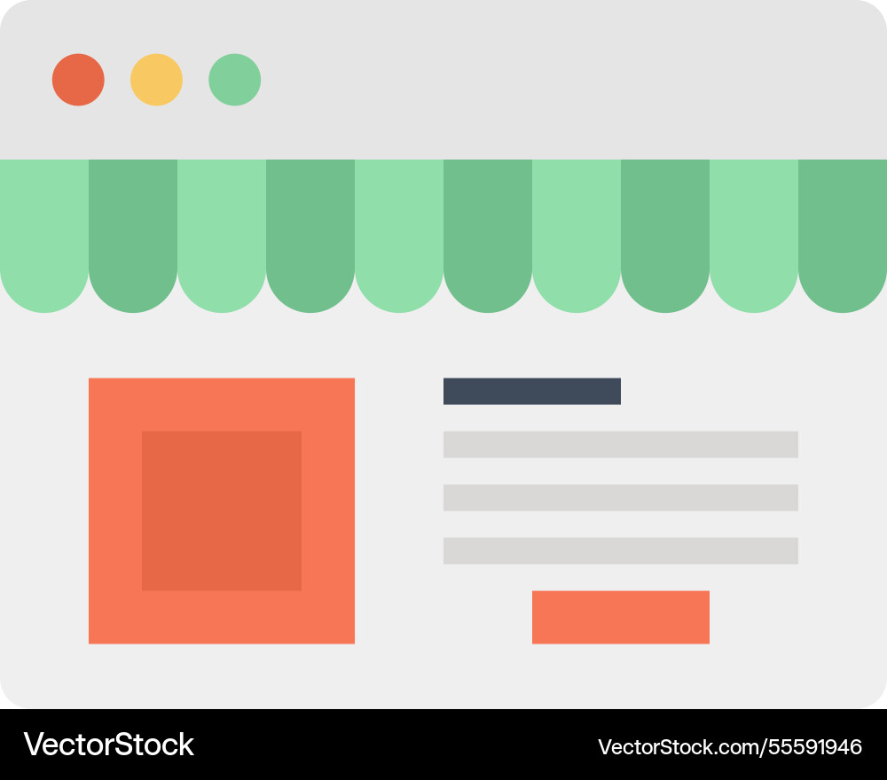 Webshop Royalty Free Vector Image - VectorStock