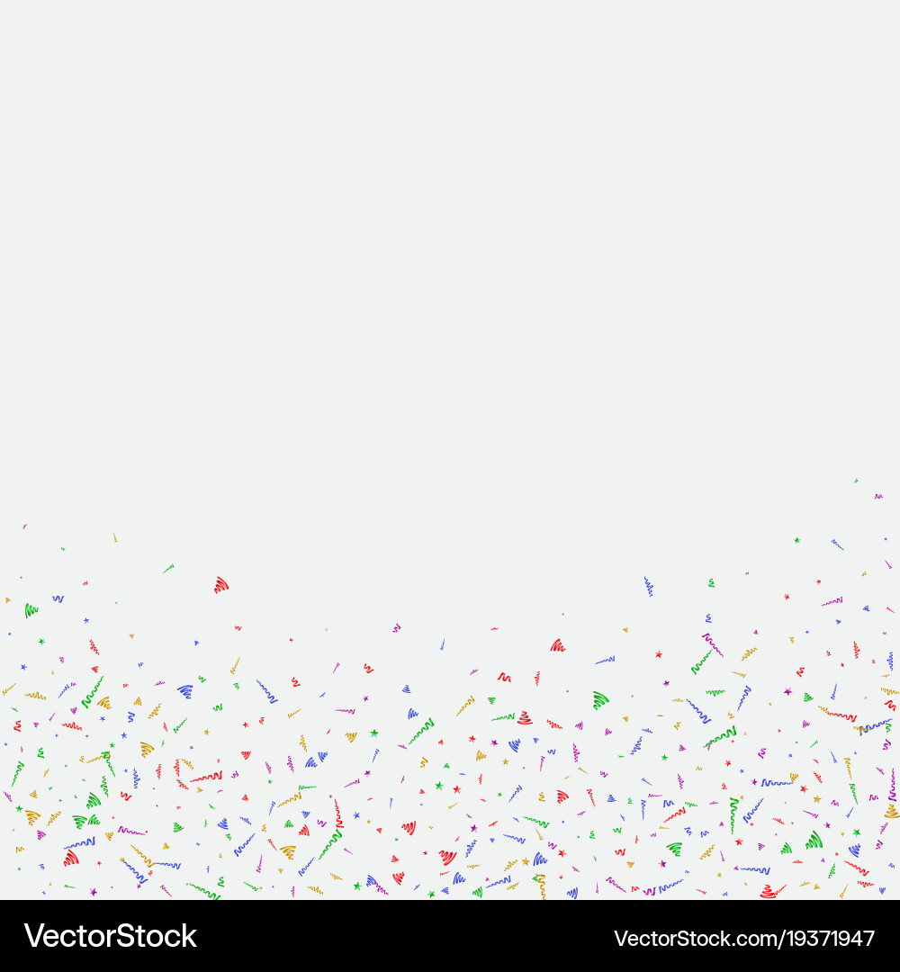 Abstract background with many falling tiny vector image