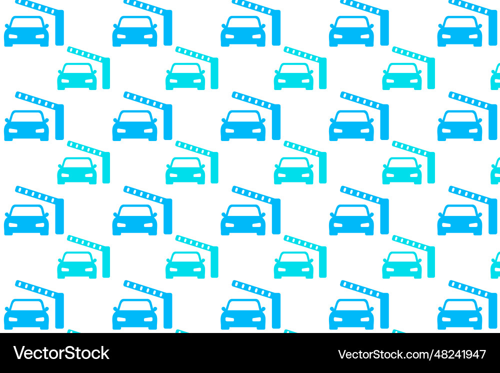 Abstract barrier and car pattern background Abstract barrier and car pattern background vector image