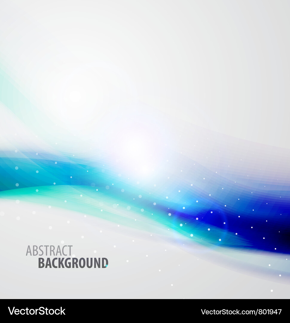 Abstract Blue Wave Background Vector Image