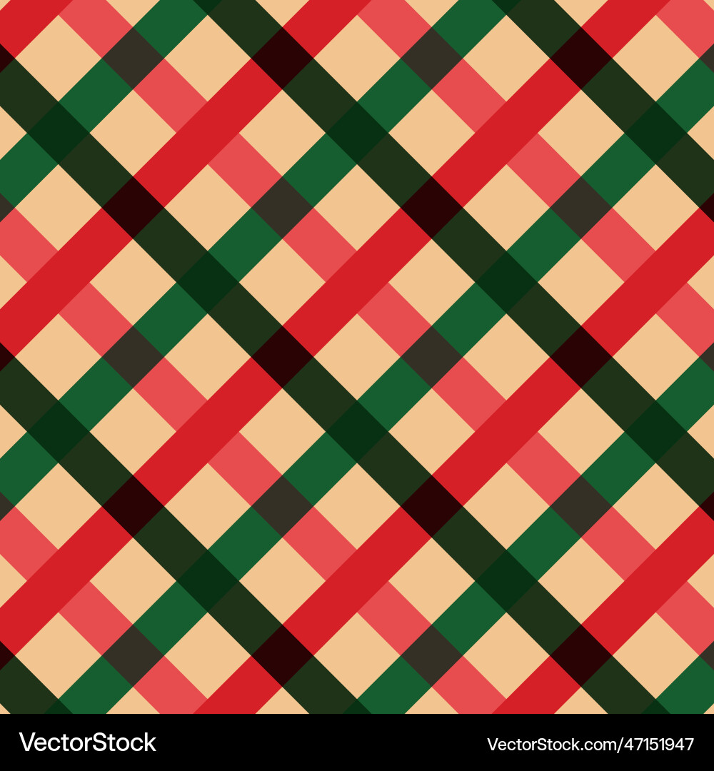Christmas pattern simple retro geometric Christmas pattern simple retro geometric vector image