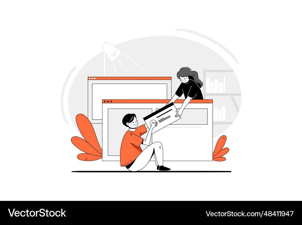 Create startup Create startup vector image