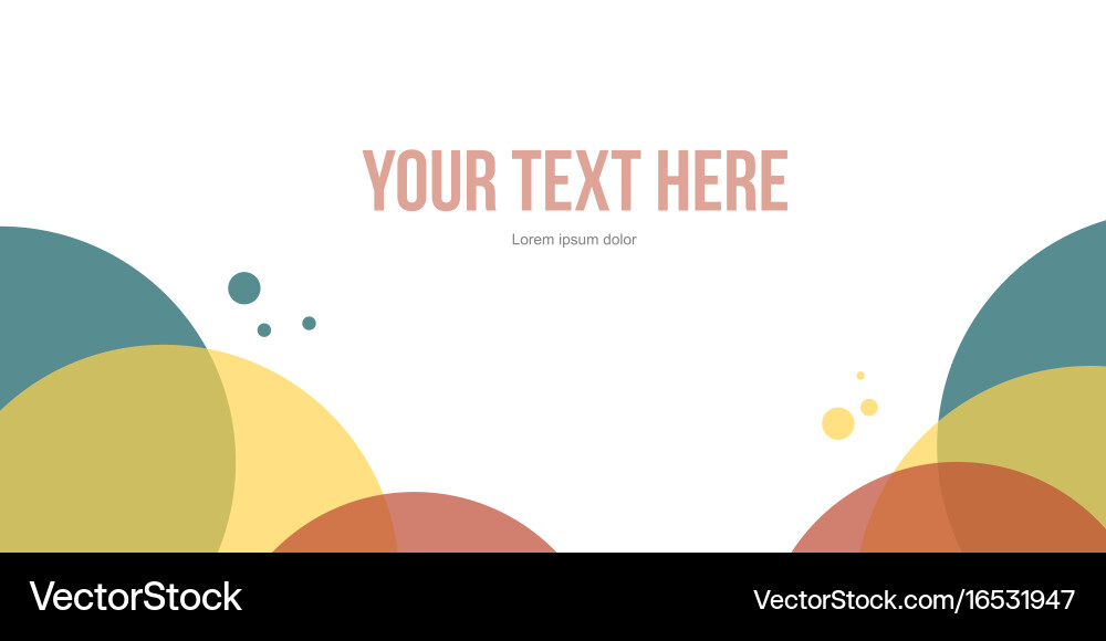 Design bubble abstract header website vector image