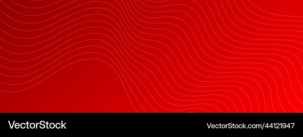 Dynamic background with white wave lines vector image