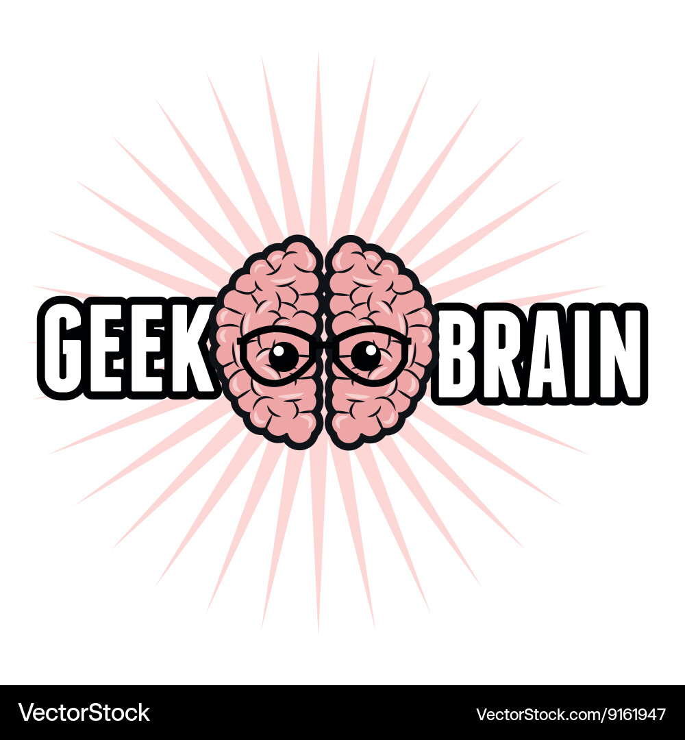 Geek design identity concept Vector Image