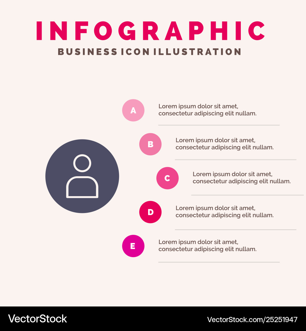 Man worker basic ui solid icon infographics 5 Man worker basic ui solid icon infographics 5 vector image