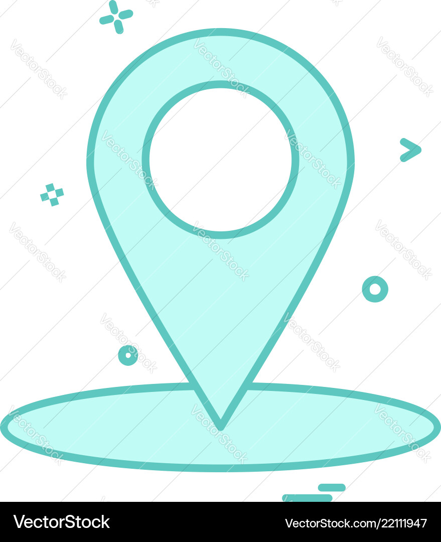 Navigation icon design Vector Image
