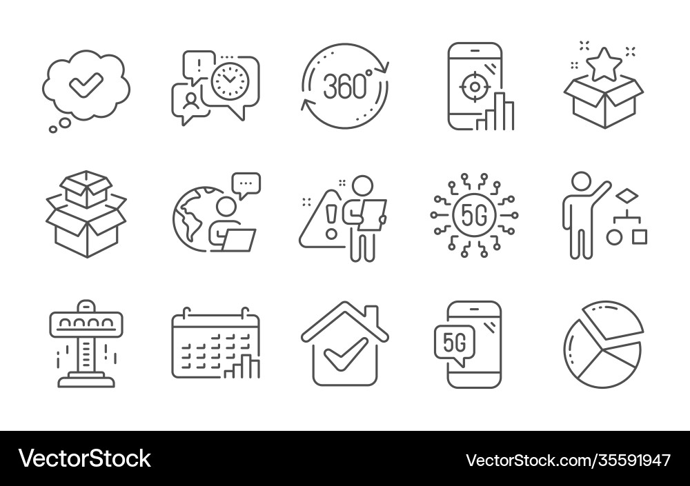 Pie chart time management and full rotation icons Pie chart time management and full rotation icons vector image