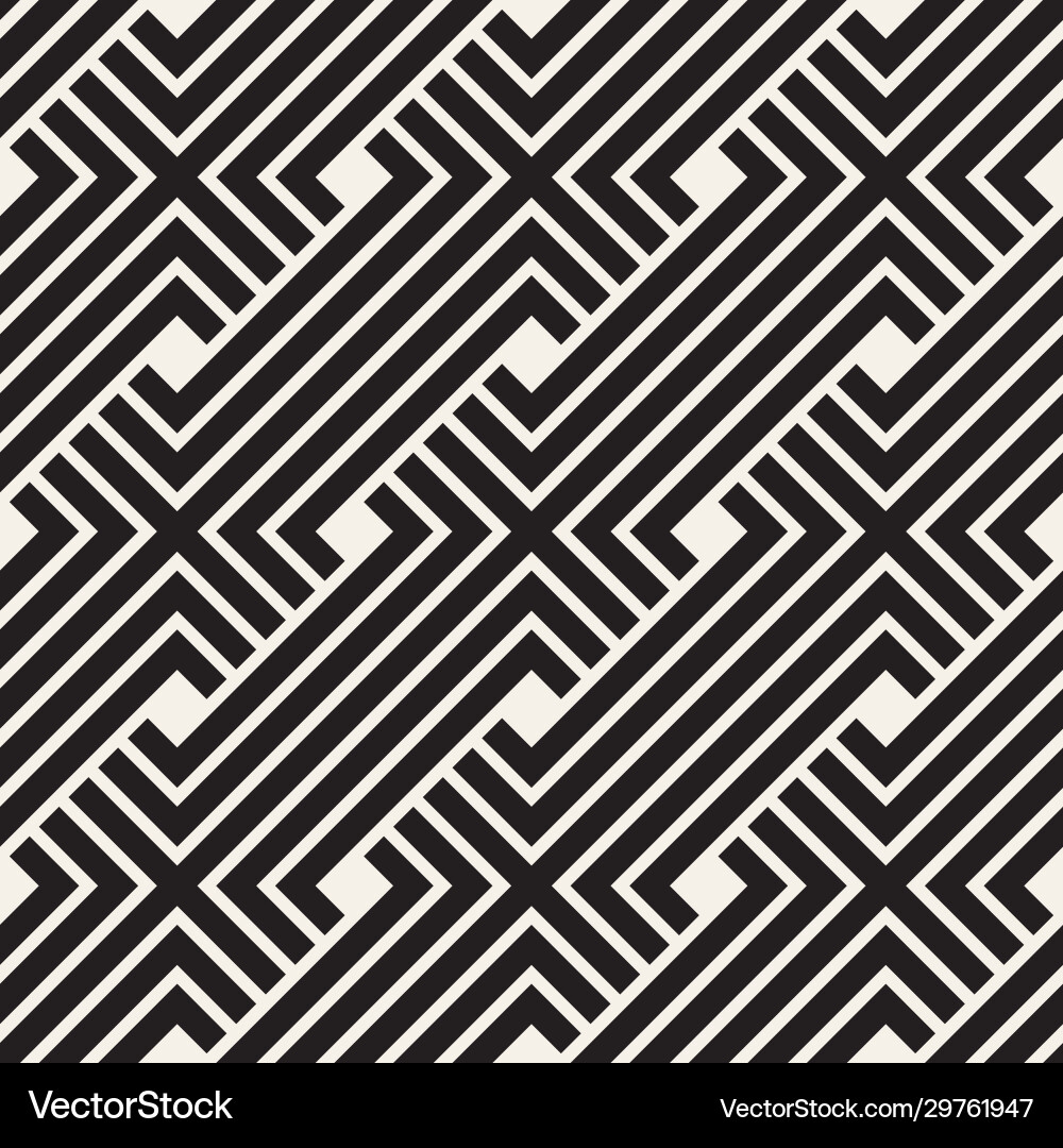 Seamless pattern interweaving thin lines Seamless pattern interweaving thin lines vector image