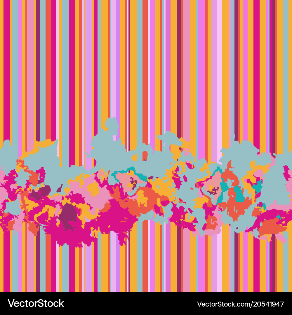 Seamless vertical lines pattern colorful Vector Image