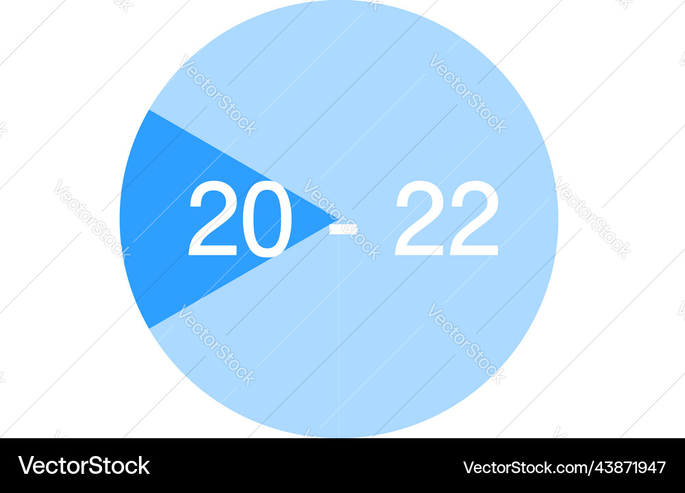 Time zone color-coded icons two hours each Vector Image