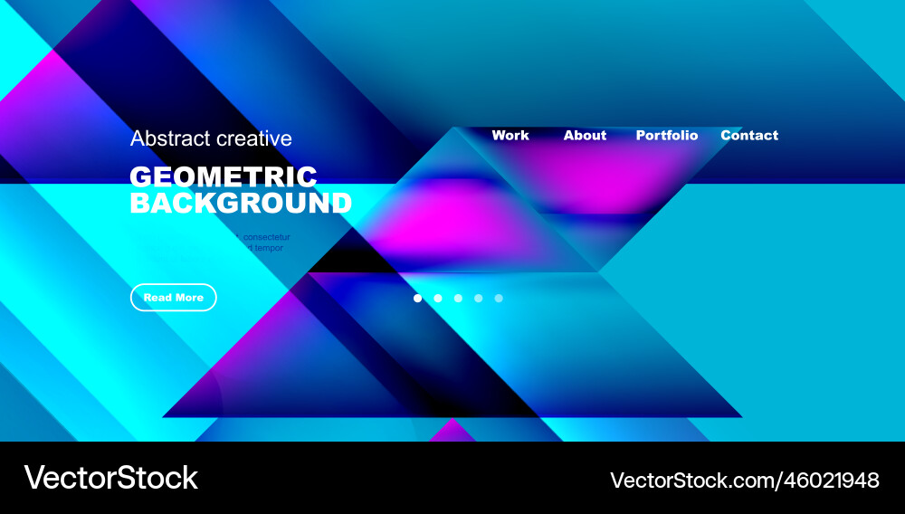 Dynamic triangle design with fluid gradient colors Dynamic triangle design with fluid gradient colors Vector Image