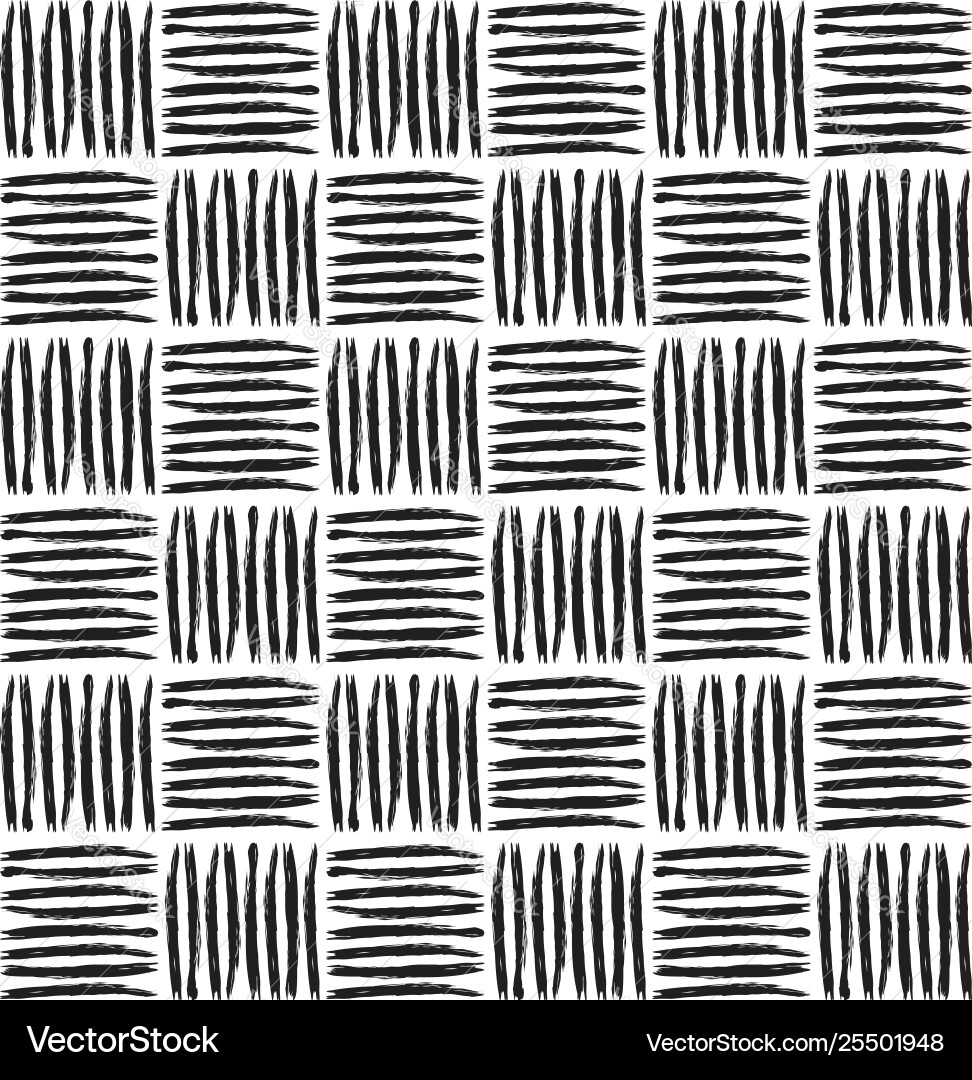 Grungy Line Pattern - Square Repeat vektorbild