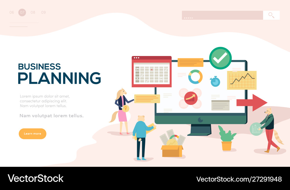 Meetings calculation location graphs Meetings calculation location graphs vector image