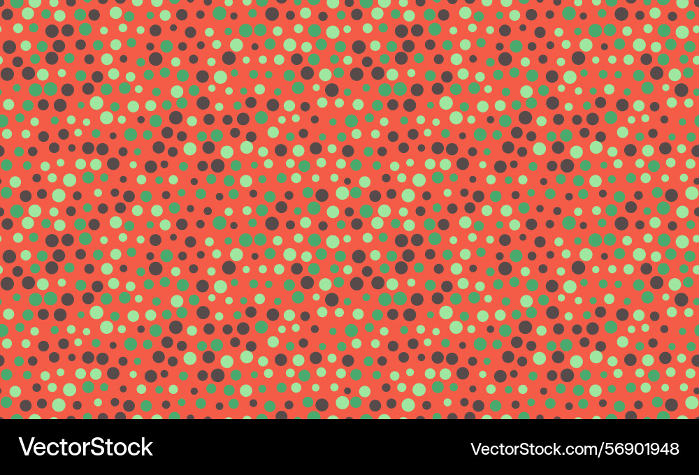 Seamless spotted pattern with abstract circles vector image