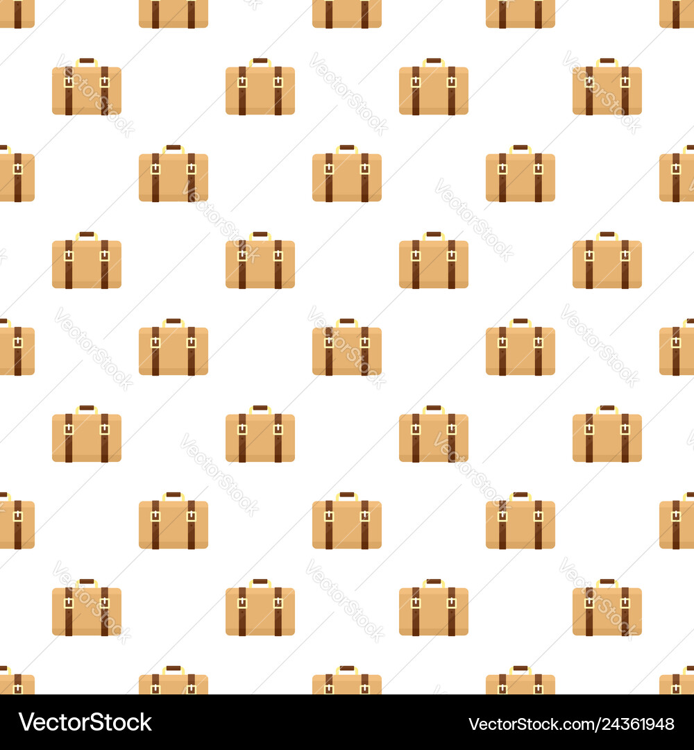 Trip leather bag pattern seamless Trip leather bag pattern seamless Vector Image