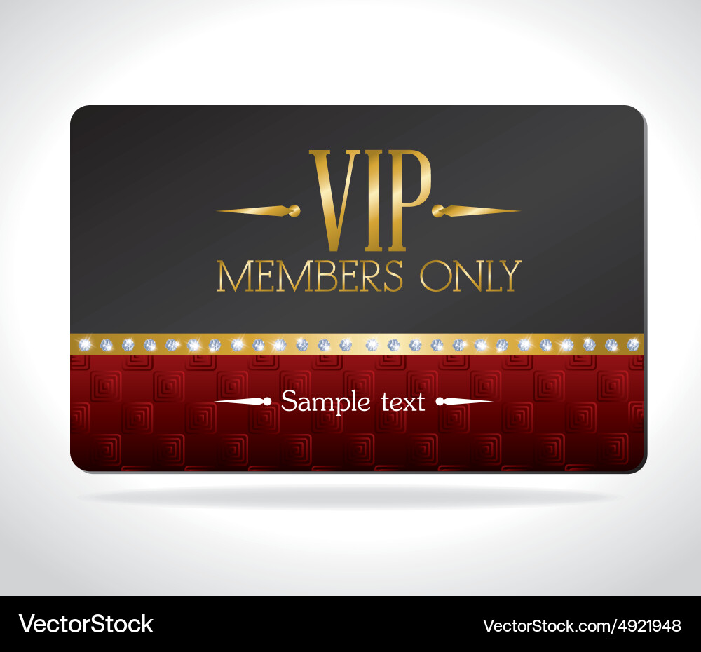 Vip design Royalty Free Vector Image - VectorStock