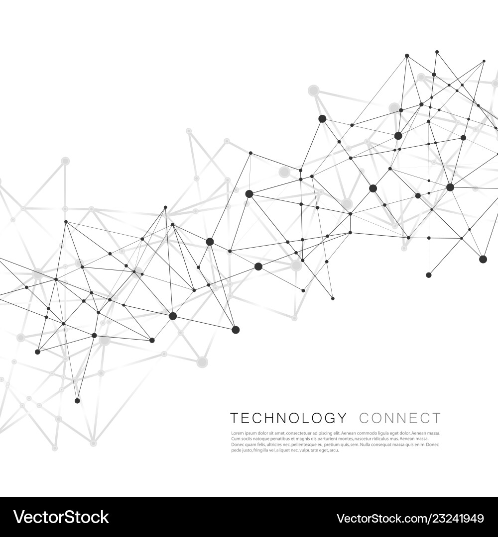 Abstract connect line on science background Abstract connect line on science background vector image