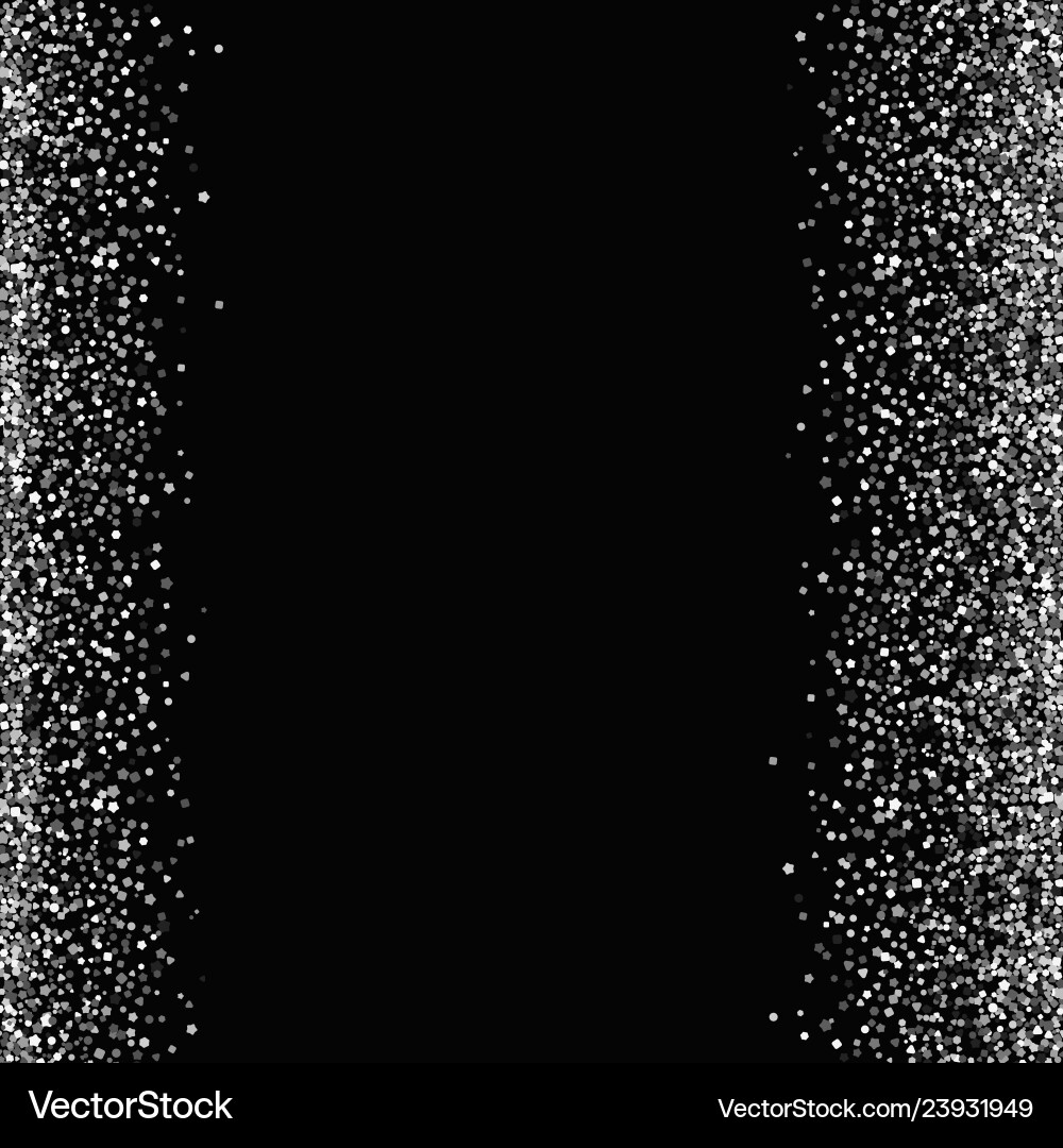 Frame with silver sequins Frame with silver sequins vector image