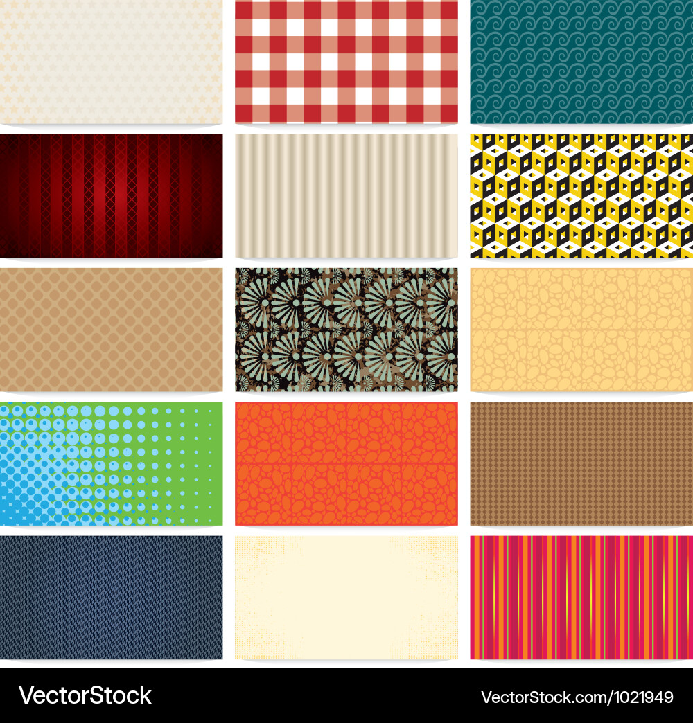Geometric Pattern Collection vector image