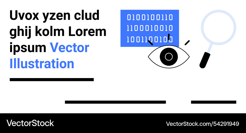 Modernes Datenanalysekonzept mit Binärcode Modernes Datenanalysekonzept mit Binärcode vektorbild